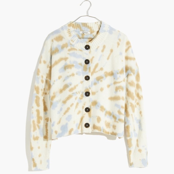 Madewell Tie Dye Broadway Cardigan Sweater - Picture 1 of 11